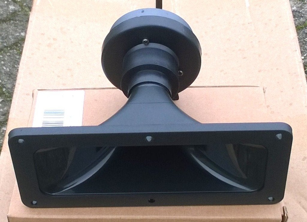 Compressie driver, tweeter met hoorn, 7 x 3 inch, Overige merken, Soundlab, Overige typen, Nieuw