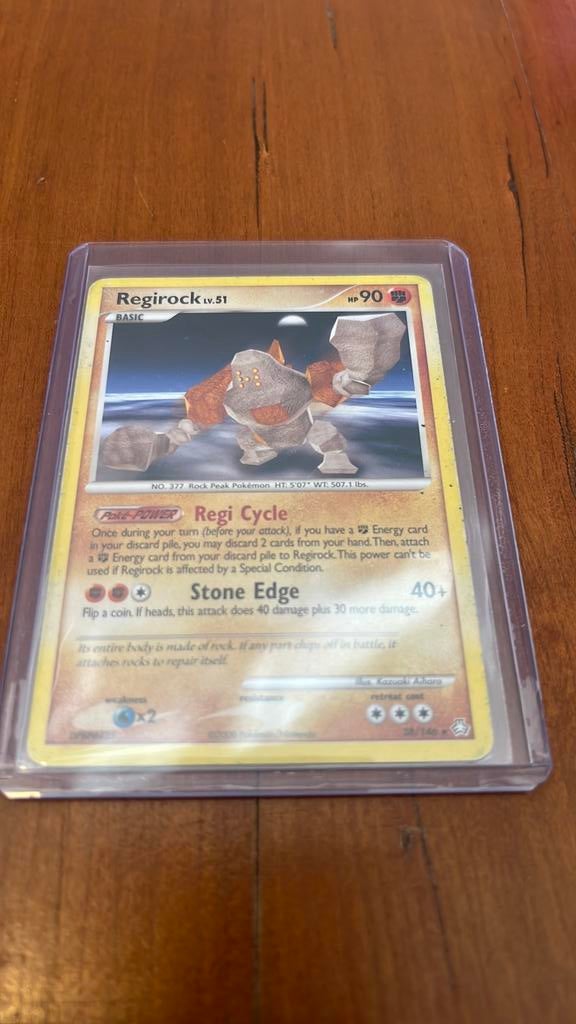 Regirock 38/146 uit Legends Awakened, Ophalen of Verzenden, Zo goed als nieuw, Losse kaart