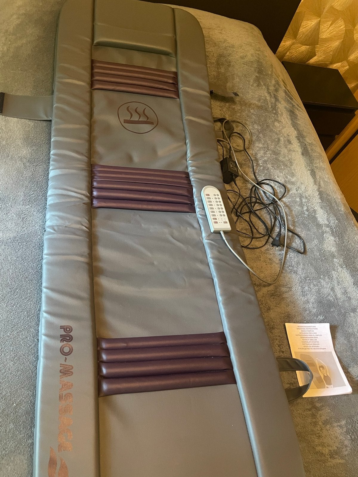 PRO-MASSAGE Massagemat met warmtefunctie, Sport en Fitness, Ophalen, Zo goed als nieuw, Massagestoel of Kussen
