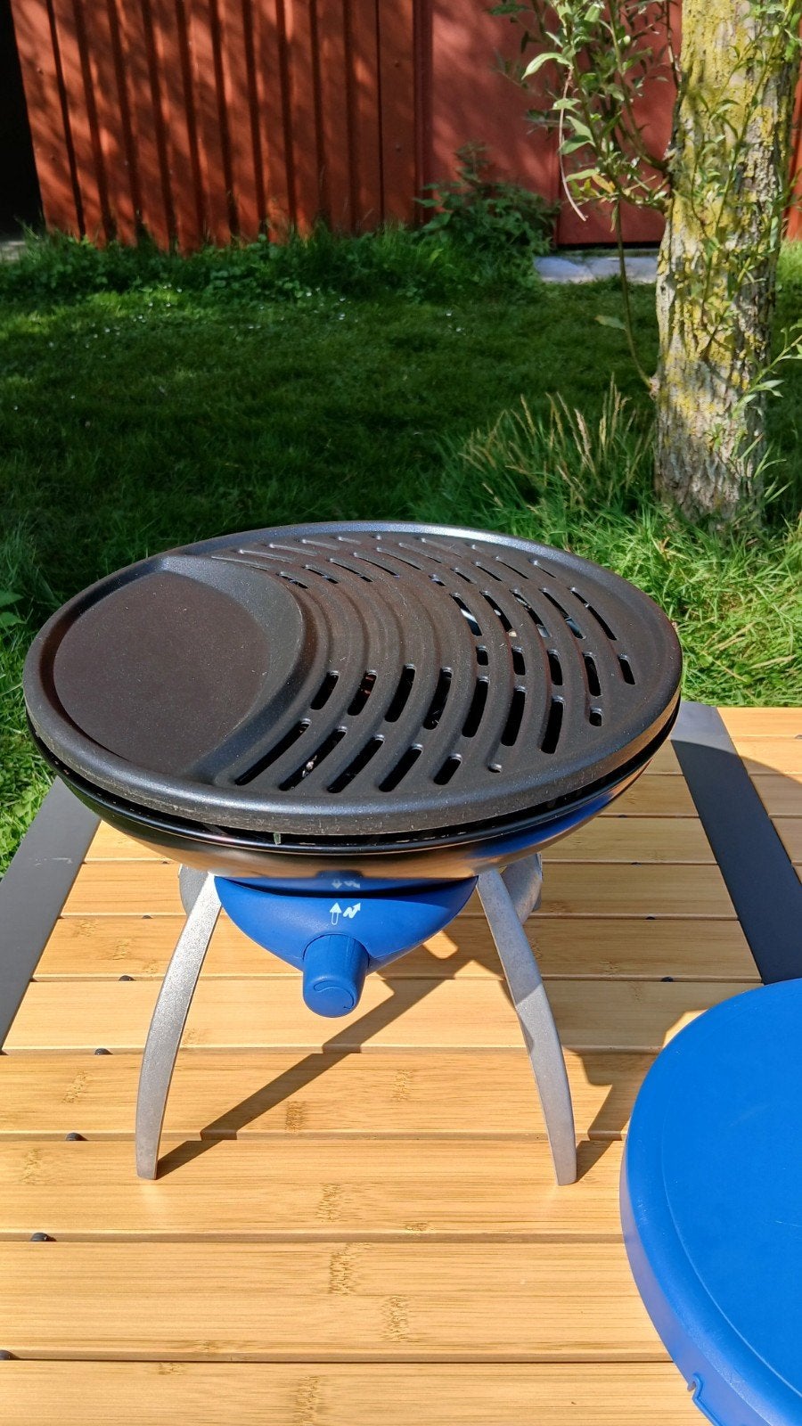 Campingaz Party Grill CV, Caravans en Kamperen, Ophalen, Gebruikt