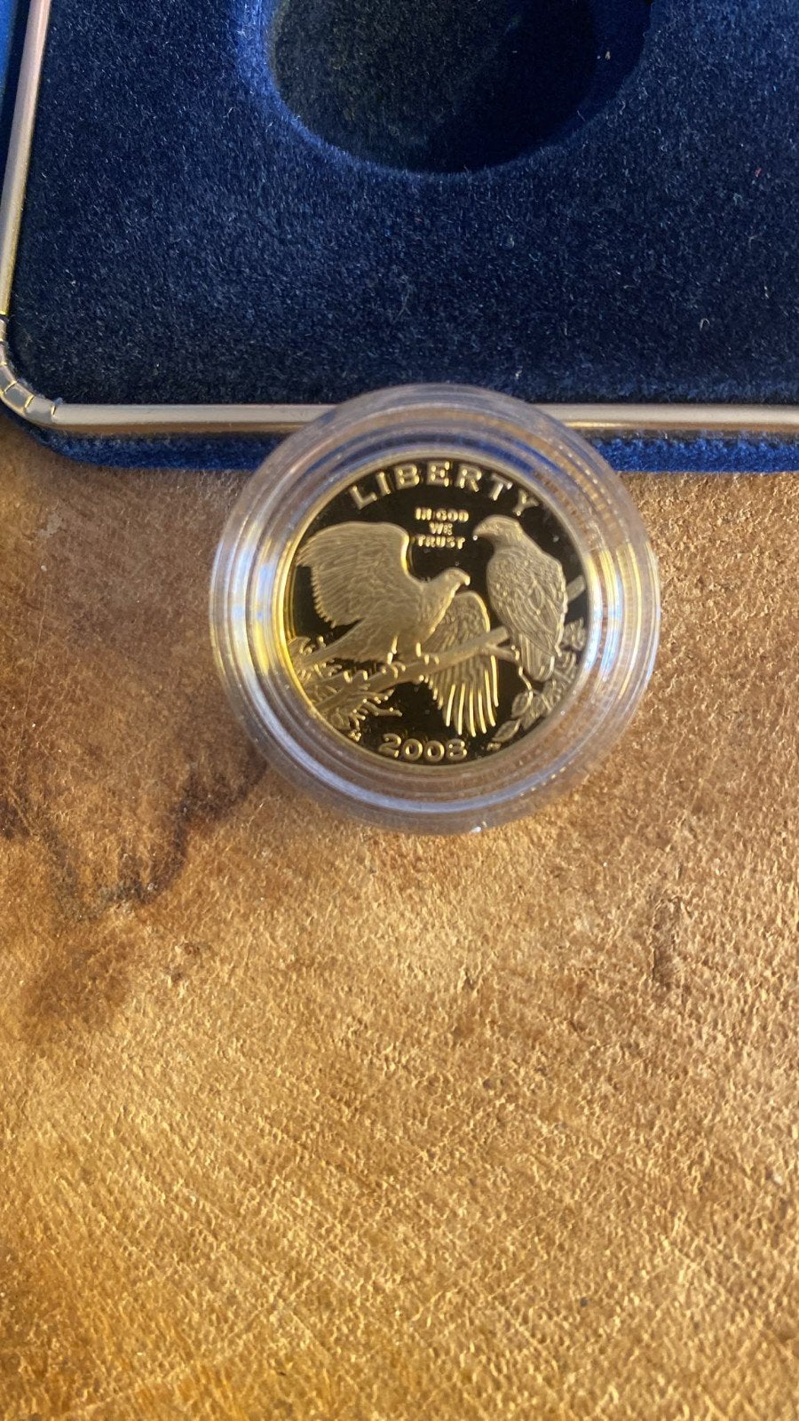 gouden 5 dollar 2008 proof usa, Ophalen of Verzenden, Goud
