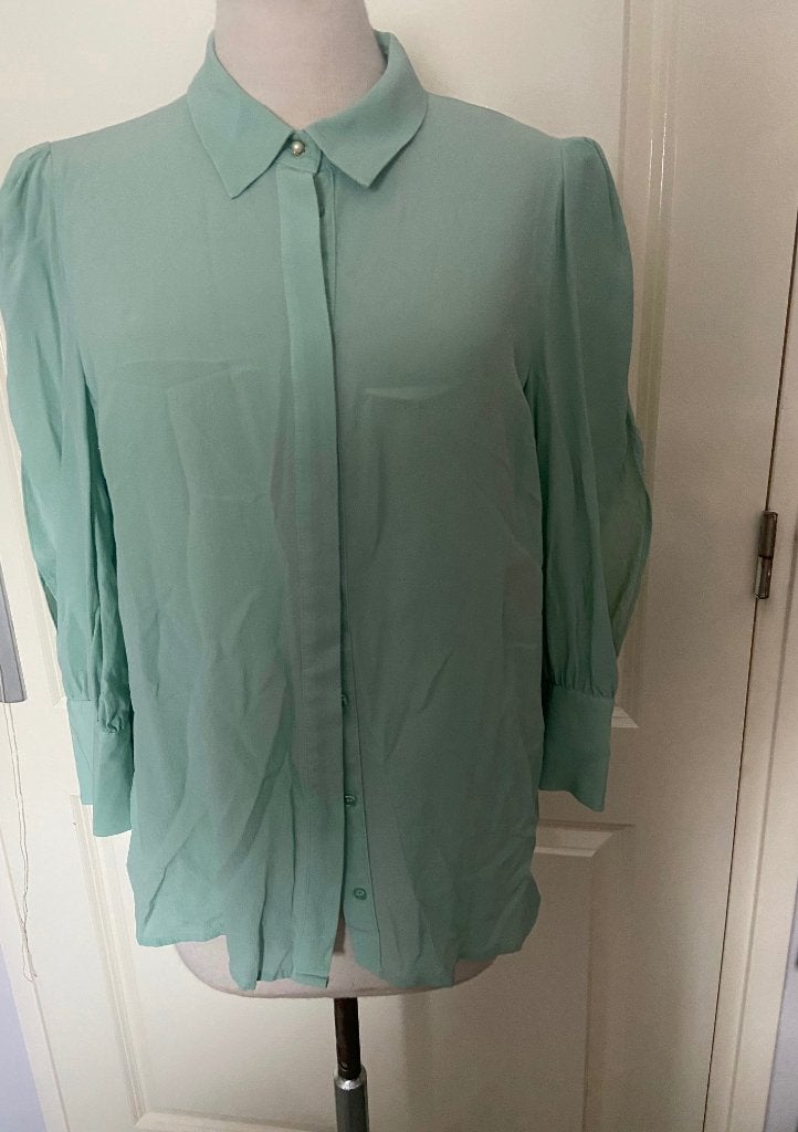 Elisabetta franchi blouse, Maat 38/40 (M), Zo goed als nieuw, Groen, Elisabetta Franchi