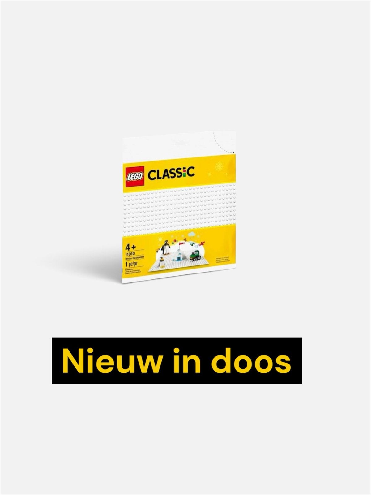 LEGO Classic Witte Grondplaat 11010 - Nieuw in doos, Overige thema's, Lego, Nieuw, Ophalen of Verzenden