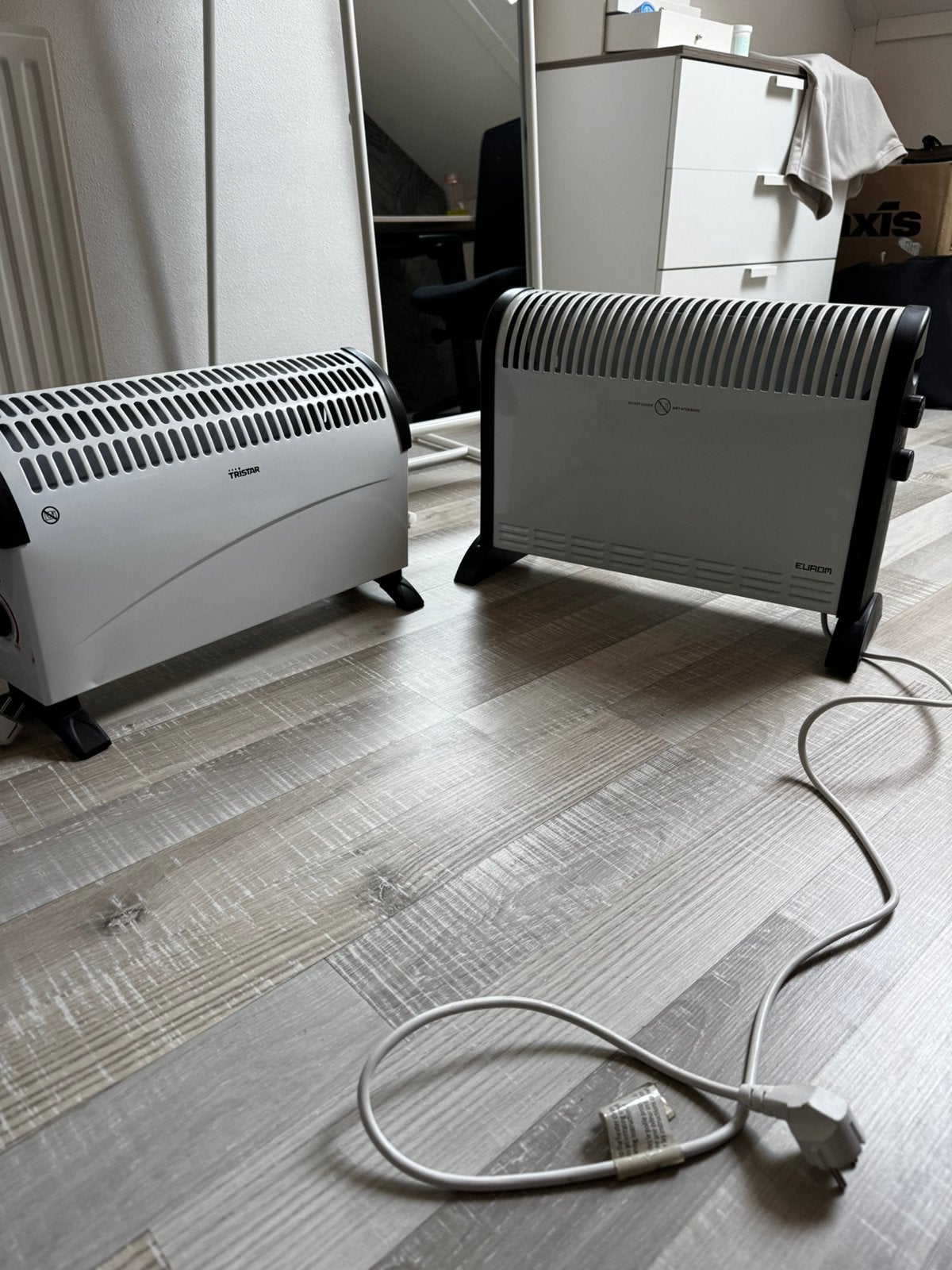 2 straalkachels, Ophalen, 30 tot 80 cm, Radiator, Minder dan 60 cm