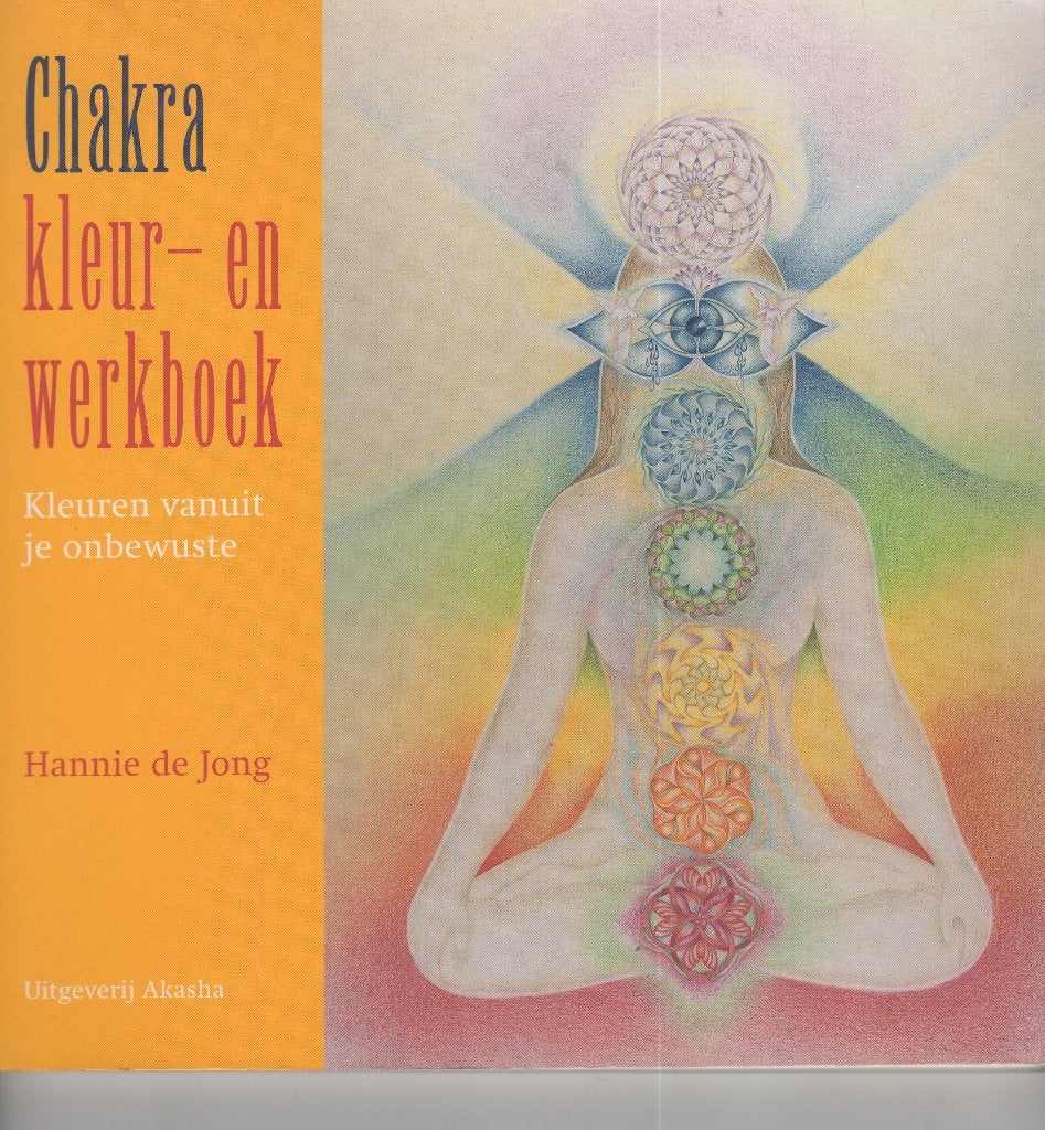 Chakra kleur en werkboek Hannie de Jong, Boeken, Ophalen of Verzenden, Zo goed als nieuw, Spiritualiteit algemeen, Overige typen