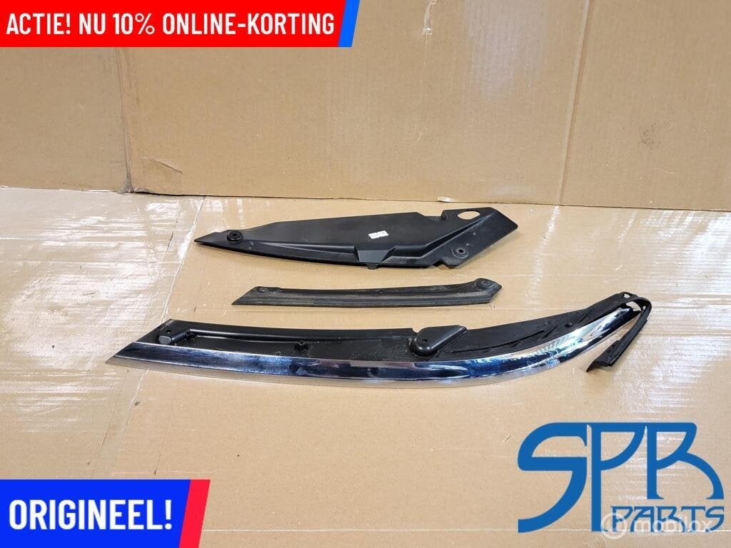 KOPLAMPLIJST CHROOM VW PASSAT B8 LINKS SIERLIJST STRIP STEUN, Gebruikt, VOLKSWAGEN, Volkswagen, Ophalen of Verzenden