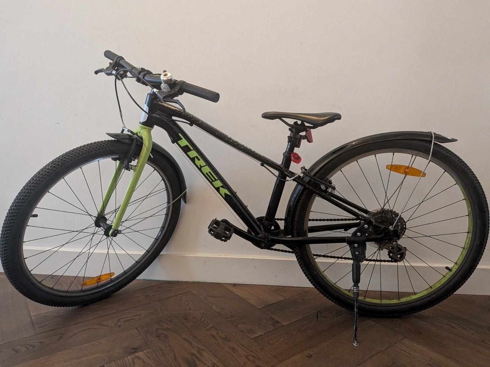 Trek Wahoo kinderfiets 26 inch - Zwart/Groen 8 versn., Ophalen of Verzenden, Gebruikt, 20 inch of meer, Trek