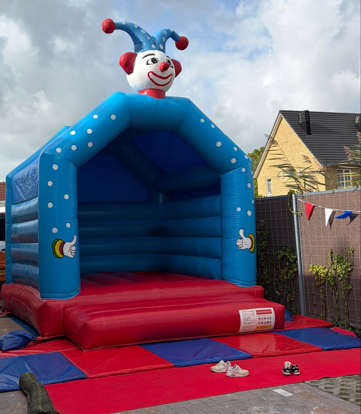 Springkussen Clown - Perfect voor Feestjes!, Ophalen, Gebruikt