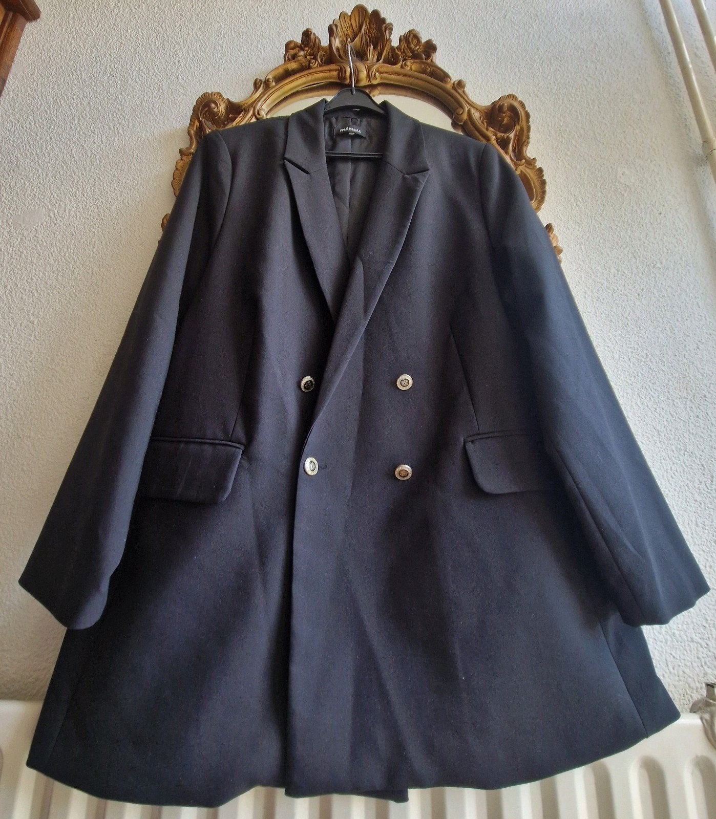 Als Nieuw! MS mode mix viscose zwart mooie balzer met knopen, Zwart, Ophalen of Verzenden, Zo goed als nieuw, MS Mode