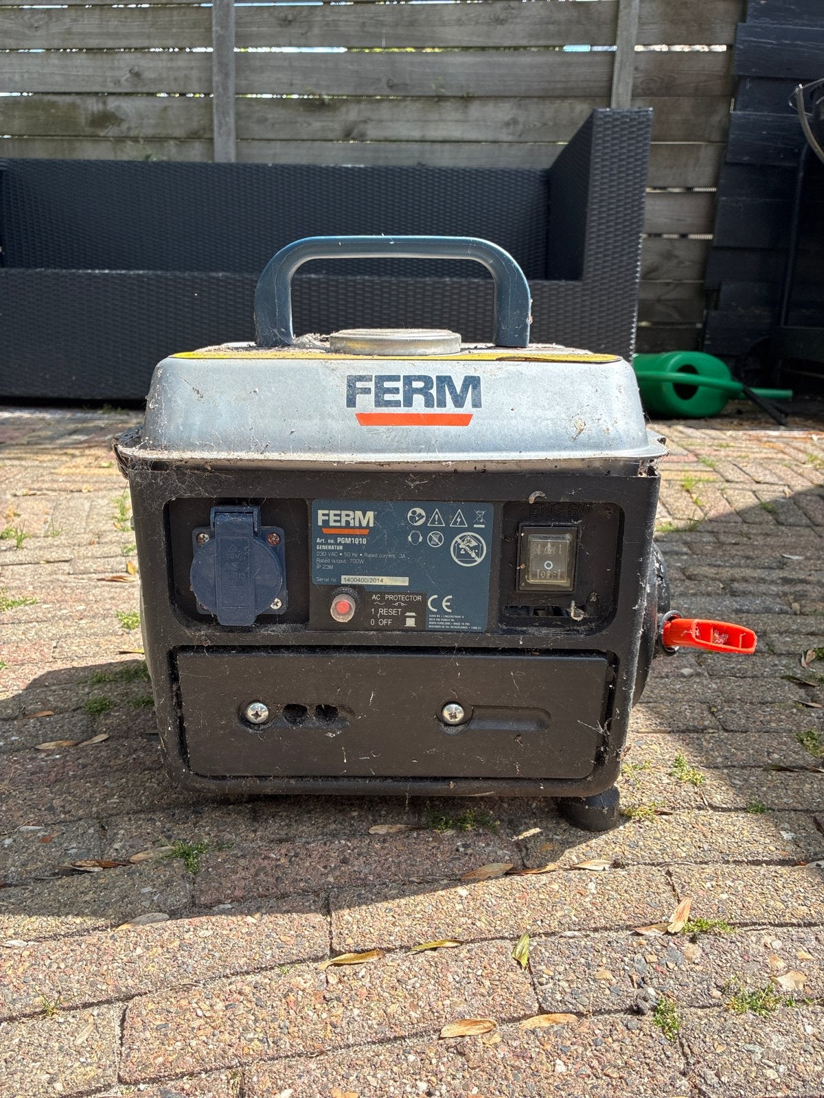 Ferm Benzine Aggregaat 2.0 HP - Compact en Krachtig, Ophalen, Gebruikt, Minder dan 5 kVA, Benzine