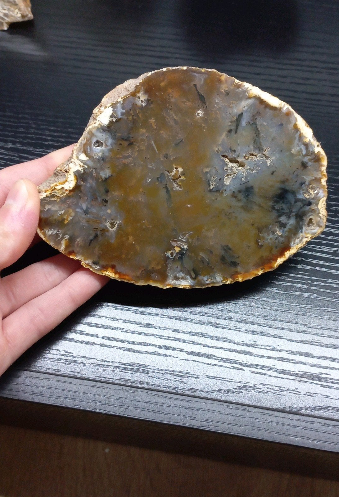 Agaat schijf, Ophalen of Verzenden, Mineraal