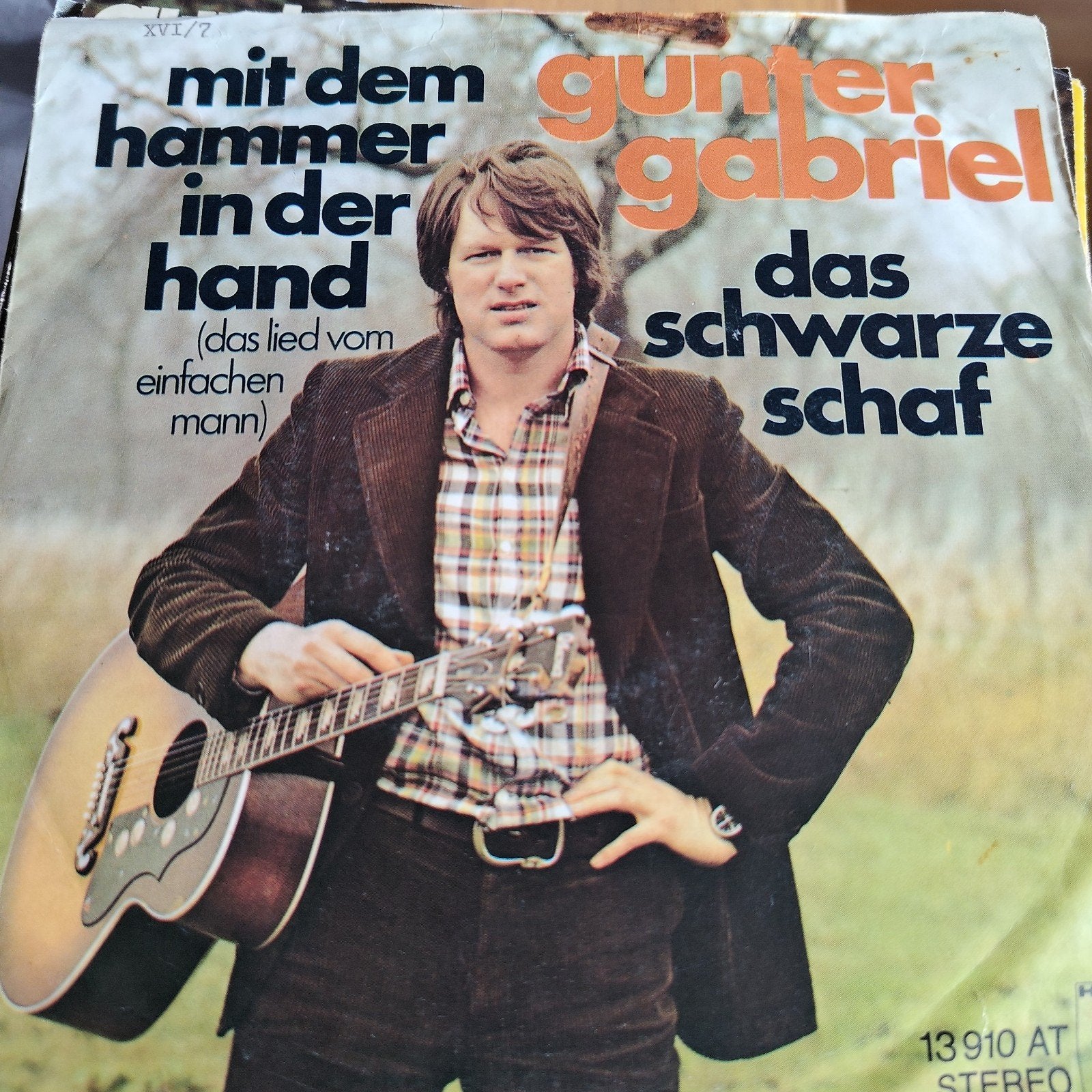 Gunter Gabriel -Mit dem Hammer in der Hand / Das schwarze Sc, Cd's en Dvd's, Ophalen of Verzenden, Gebruikt, 7 inch, Schlager