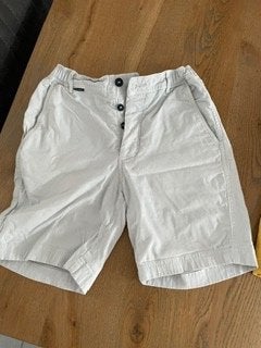 mr marvis korte broek: geel en blauw maat XS, Ophalen, Blauw, Zo goed als nieuw, Mr. Marvis