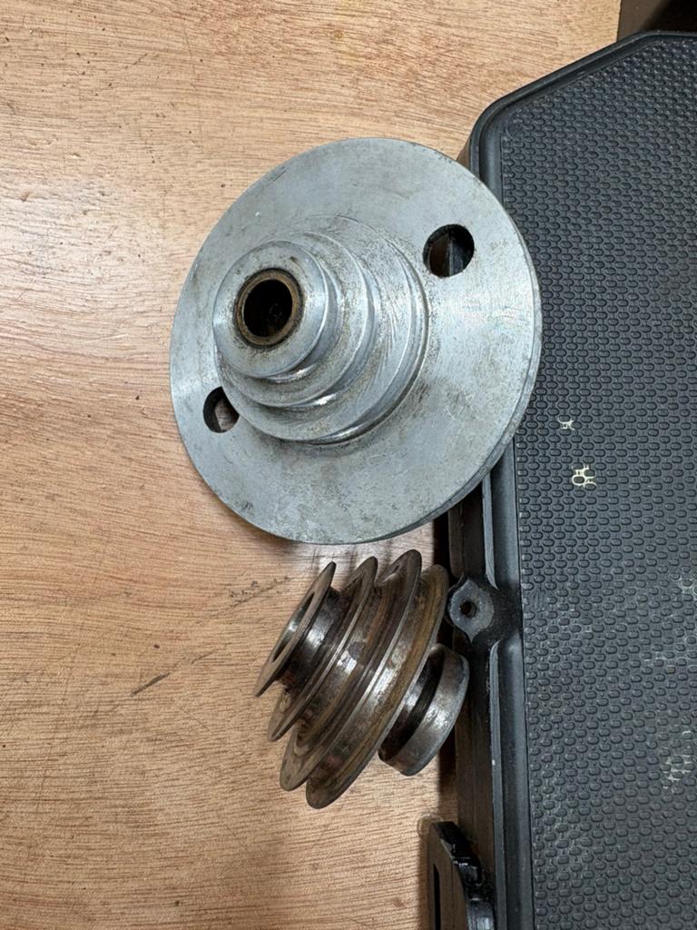 Emco compact 5 pully 2x, Ophalen of Verzenden, Zo goed als nieuw, Metaaldraaibank
