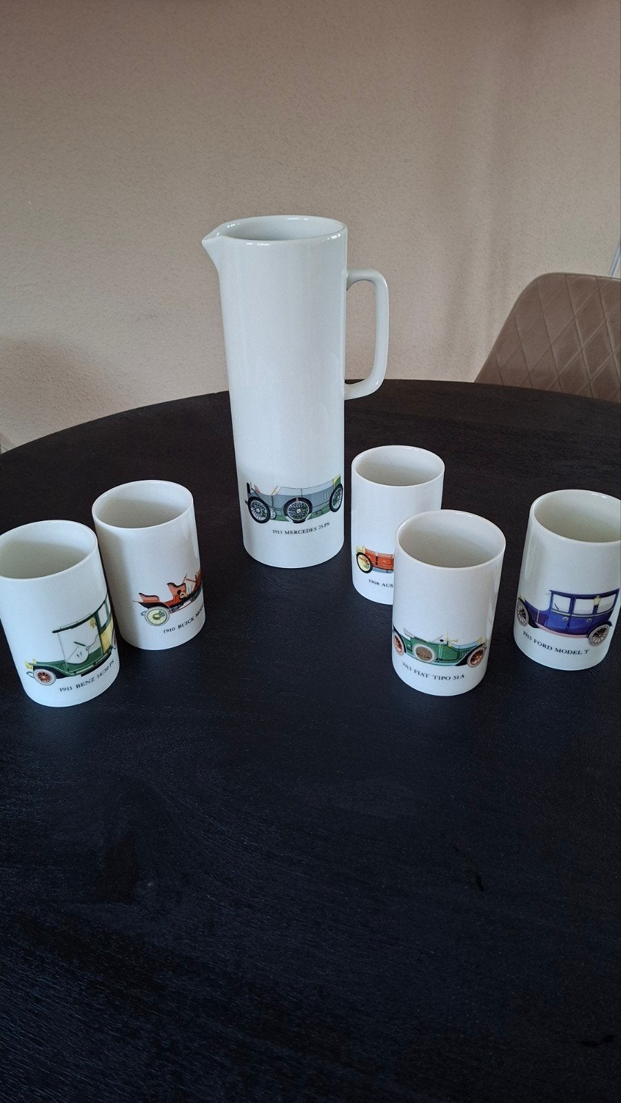 Vintage cacaoset van Thomas Porzellan, Ophalen of Verzenden, Zo goed als nieuw, Overige stijlen