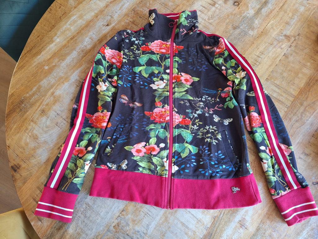 Sporty vest Tante Betsy maat l botanische print, Tante Betsy, Ophalen of Verzenden, Maat 38/40 (M), Zwart