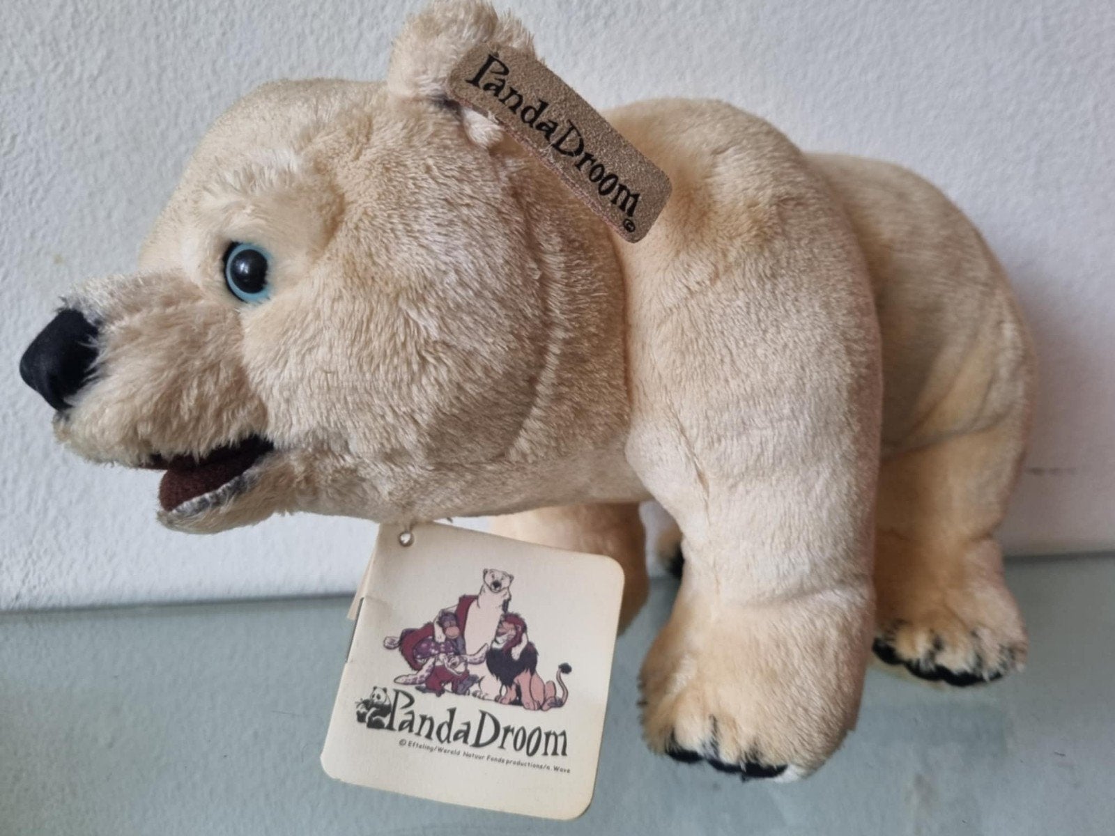 Orig,Wwf/EFTELING PANDADROOM IJSBEER,23cm,Kaart/Label,Nieuw!, Beer, Nieuw, Ophalen of Verzenden, Met label
