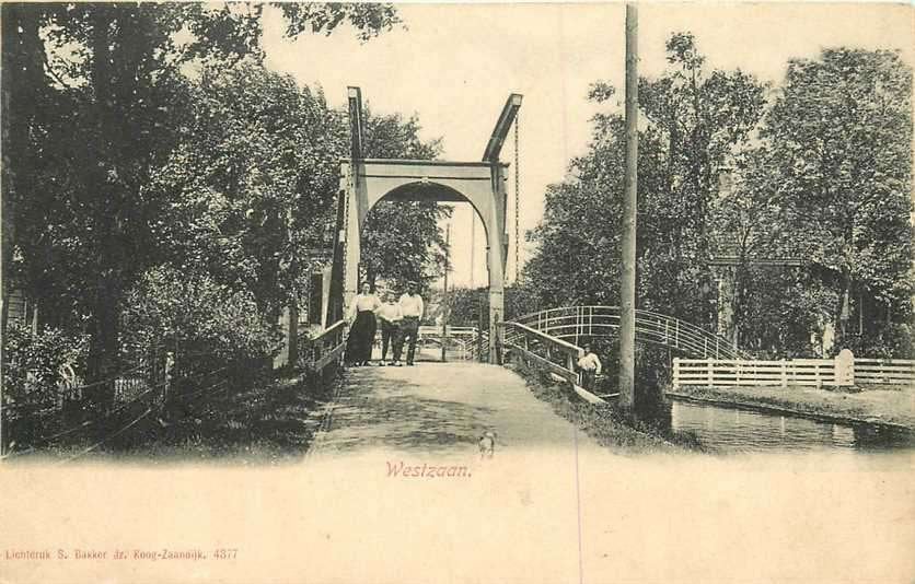380-730-015 Westzaan, Verzenden, Voor 1920, Noord-Holland