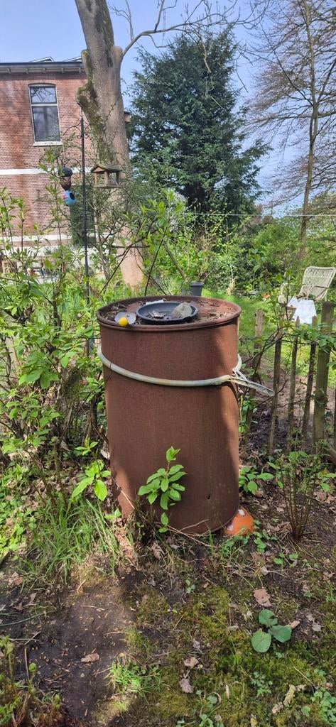 Vuurton, voor een gezellig vuurtje, Tuin en Terras, Regentonnen, 150 liter of meer, Ophalen, Gebruikt, Hout