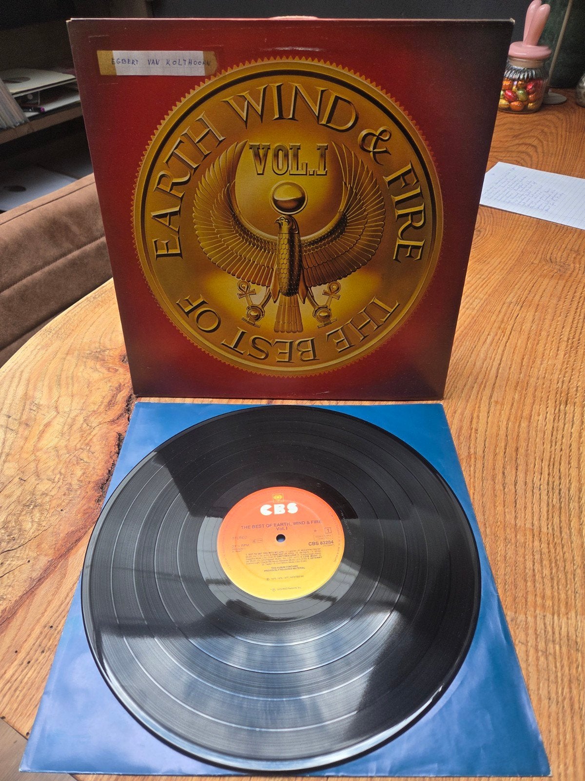 Earth, Wind & Fire - The Best Of Vol. 1 LP (1978), Cd's en Dvd's, Vinyl | Pop, LP, Gebruikt, Complilatie, Ophalen of Verzenden