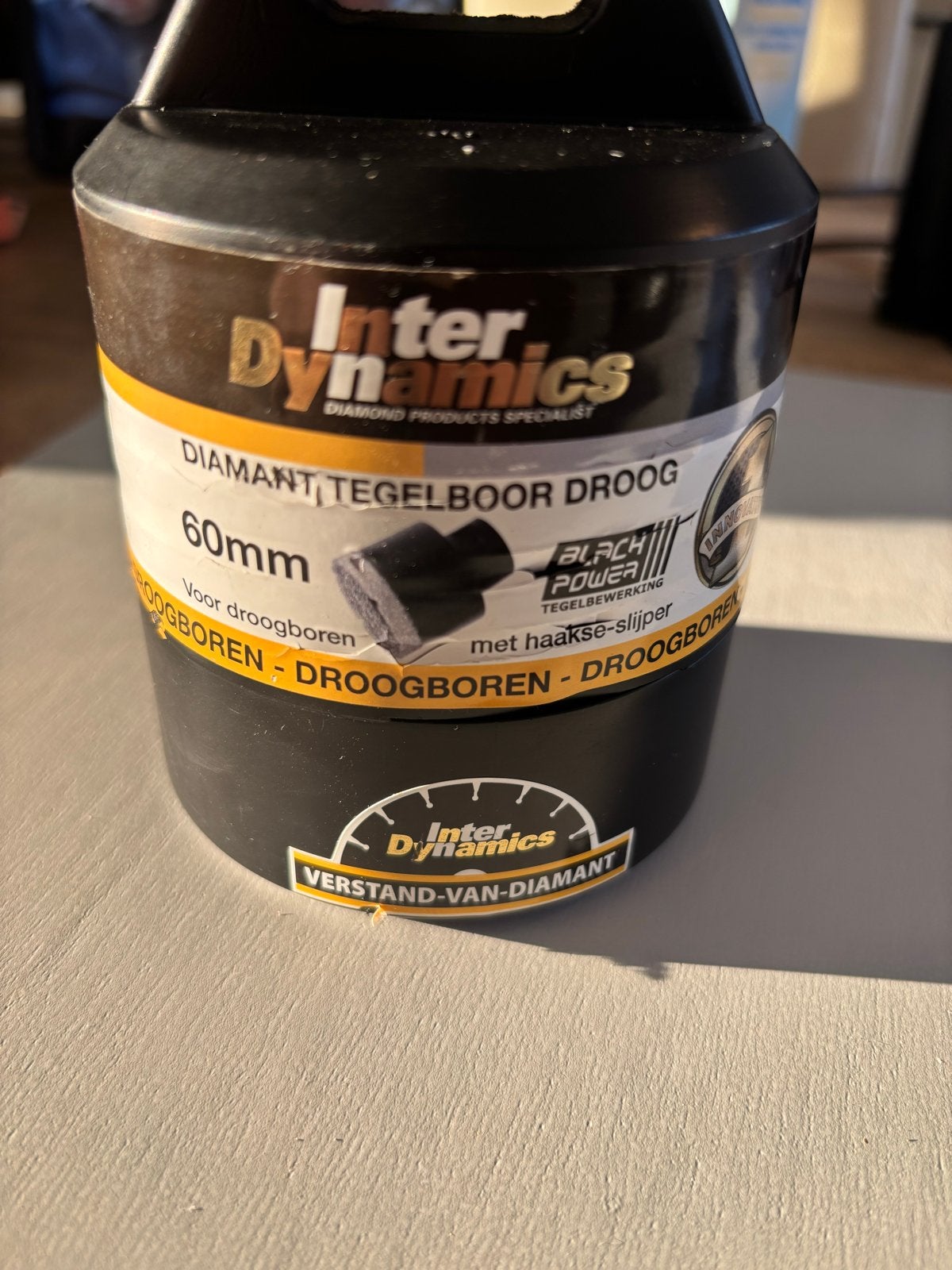 Inter Dynamics Diamant Tegelboor Droog 60mm, Ophalen, Nieuw, Overige typen