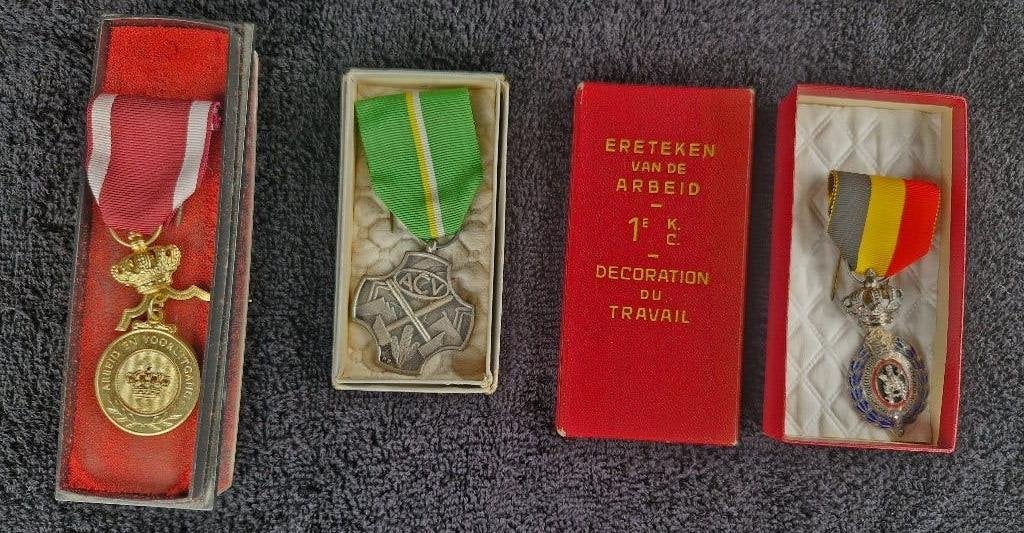 Belgische Medailles, Verzenden, Landmacht, Overige gebieden, Lintje, Medaille of Wings