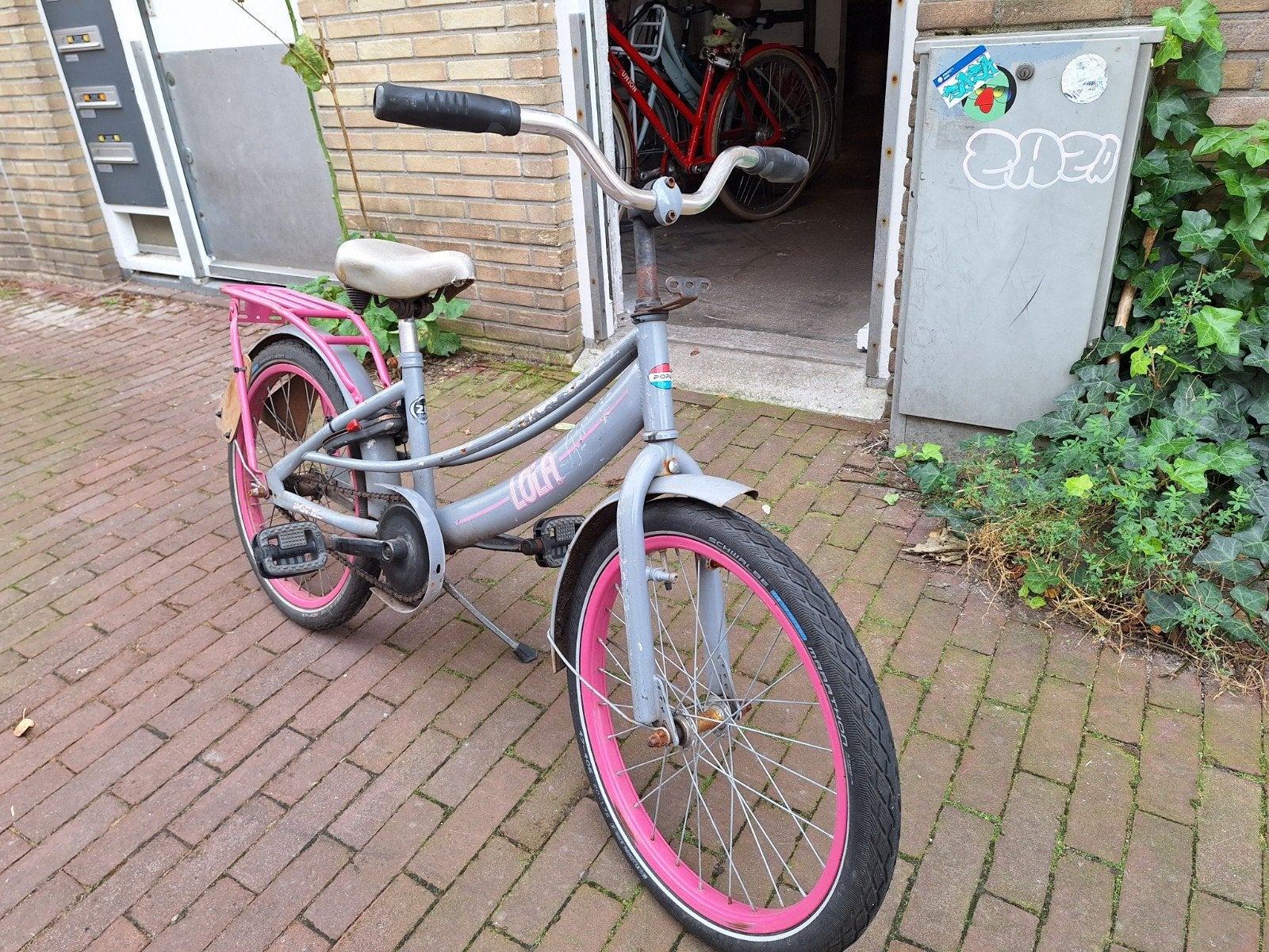 Kinderfiets 20 inch, 6-8 jaar, Ophalen, Terugtraprem, Gebruikt, Popal Lola