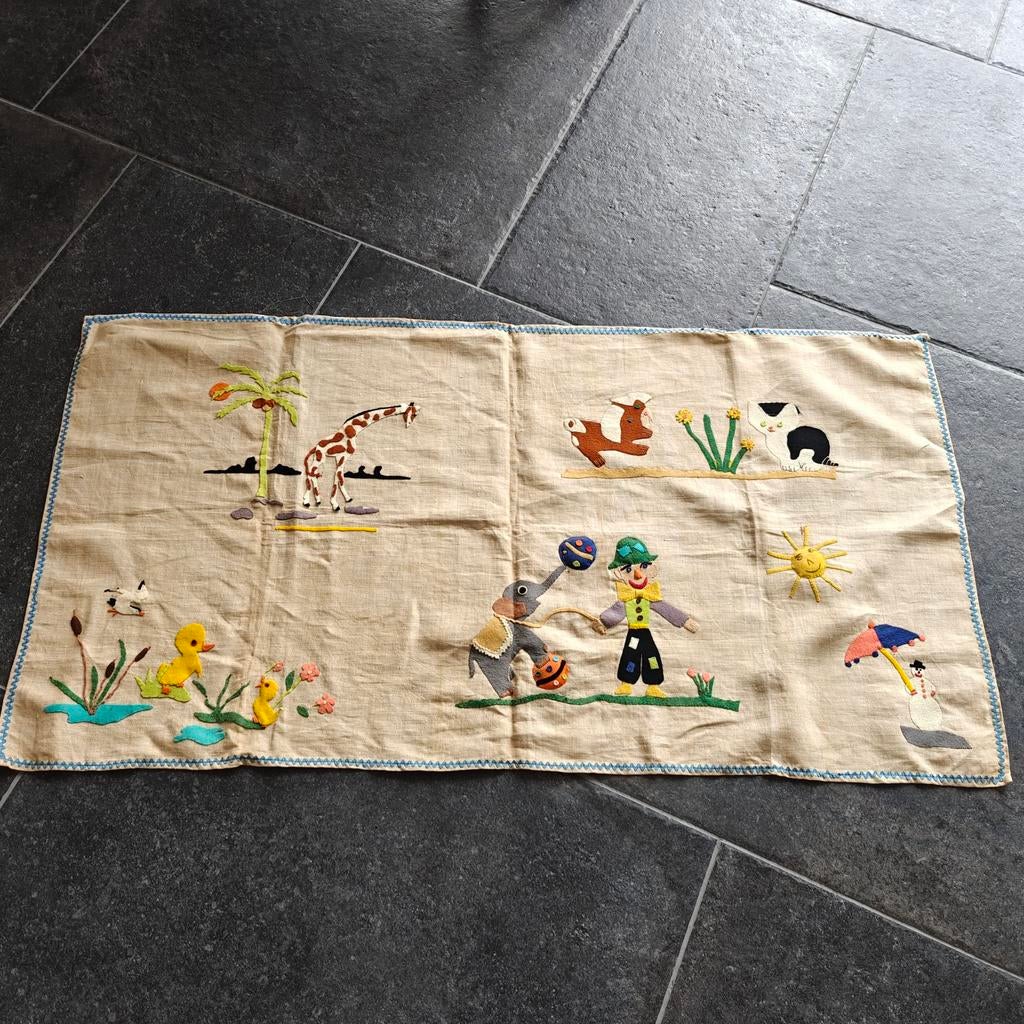Vintage wandkleed babykamer, Ophalen of Verzenden, Gebruikt, Wanddecoratie