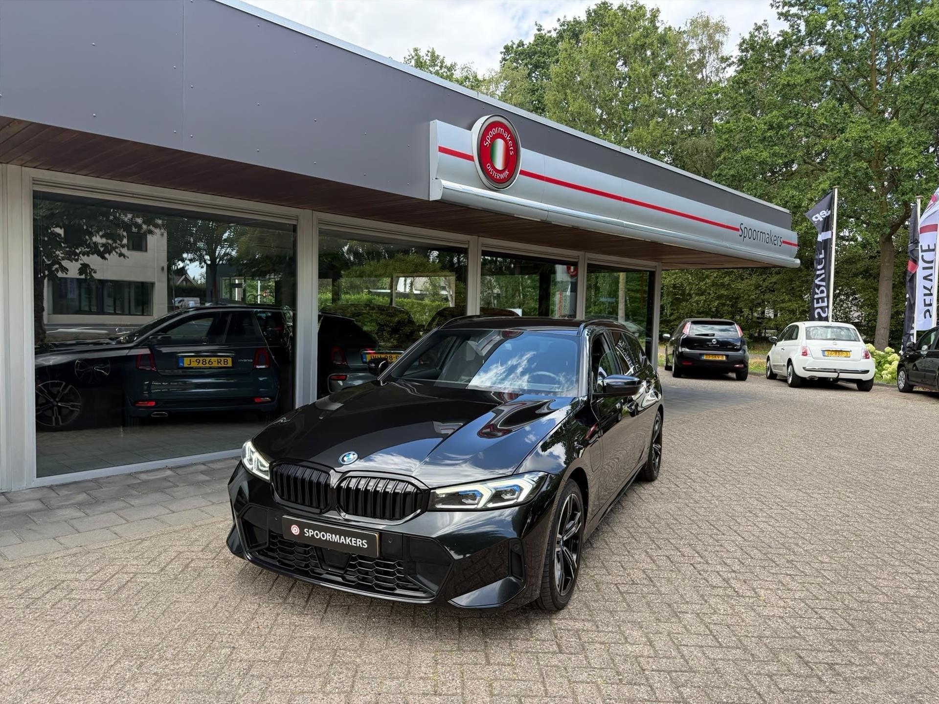 BMW 3-Serie Touring (g21) 330e 292pk Aut, Auto's, Gebruikt, 4 cilinders, Zwart, Hybride Elektrisch/Benzine