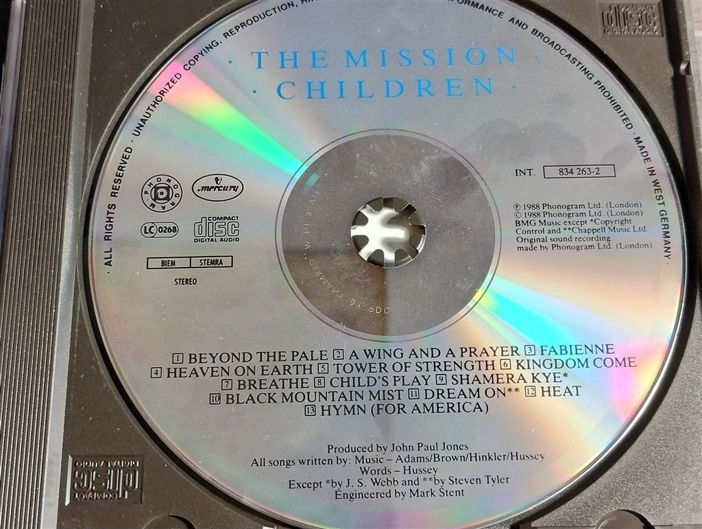 The Mission - Children, Ophalen of Verzenden, Zo goed als nieuw, Poprock