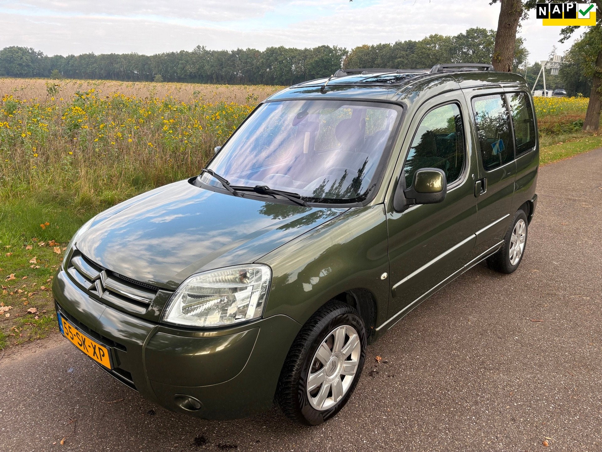 Citroen Berlingo 1.6i Multispace Attraction NW APK/Airco/Cru, Stof, Gebruikt, Origineel Nederlands, Handgeschakeld