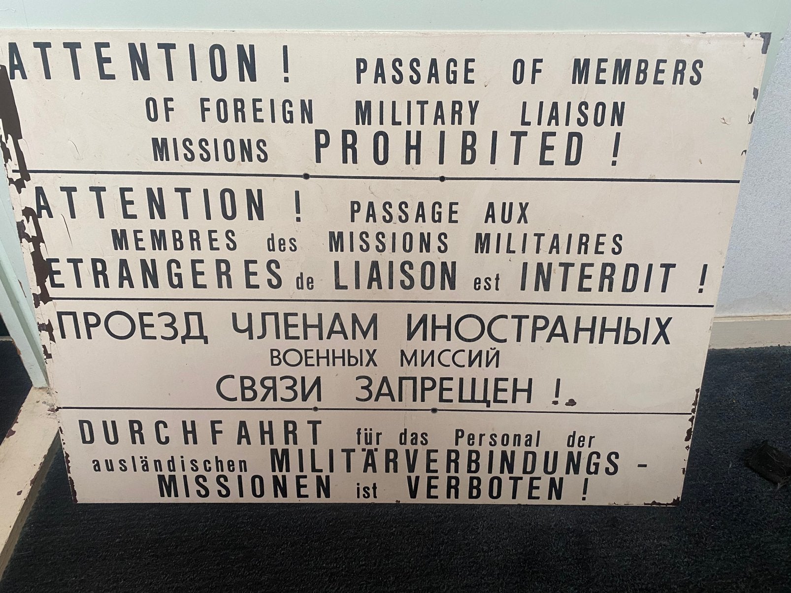 DDR grensbord, Ophalen, Landmacht, Duitsland, Overige typen