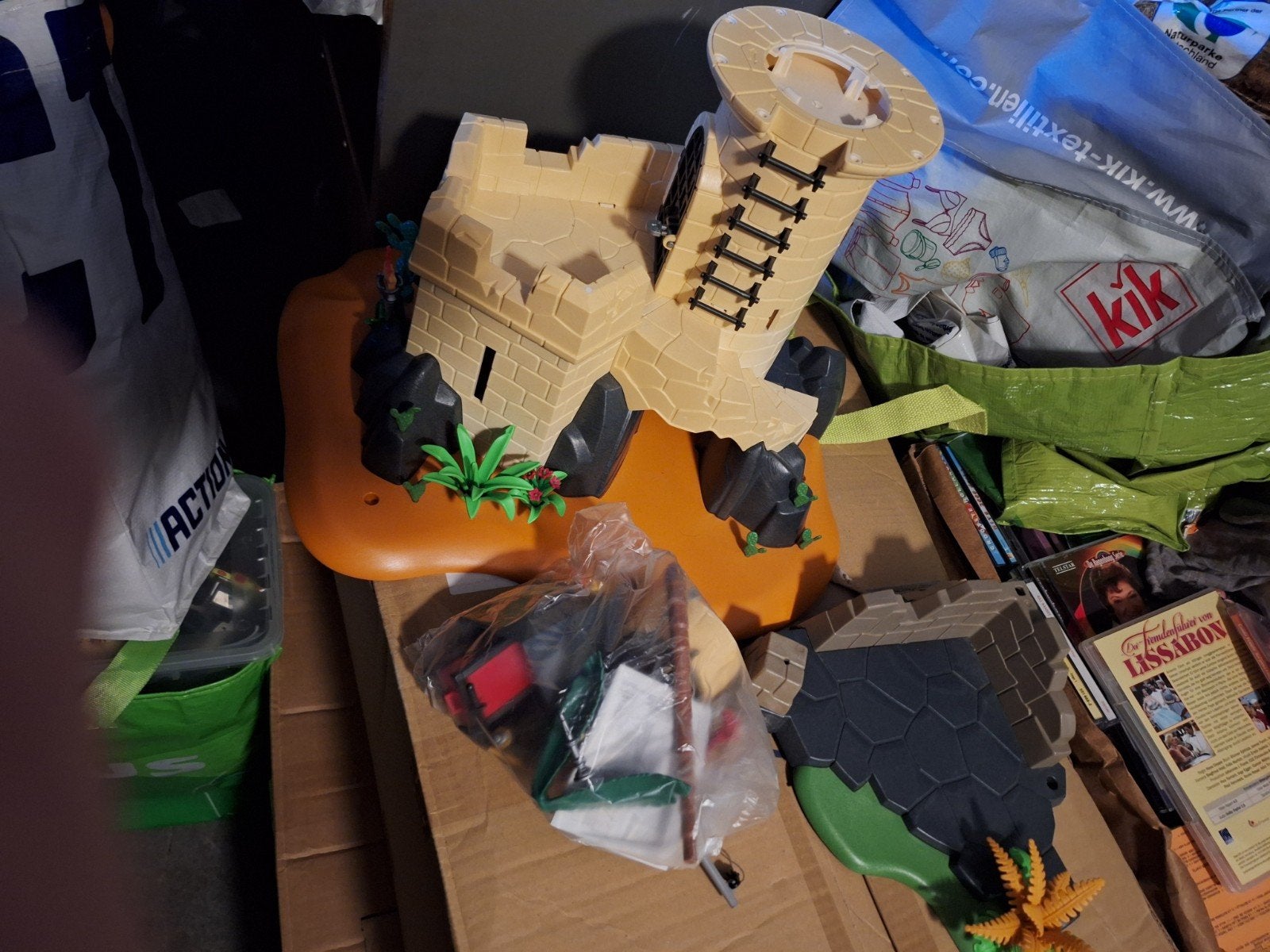 Playmobil. Piraten Kasteel Eiland. Compleet. Vintage., Kinderen en Baby's, Speelgoed | Playmobil, Ophalen of Verzenden, Zo goed als nieuw