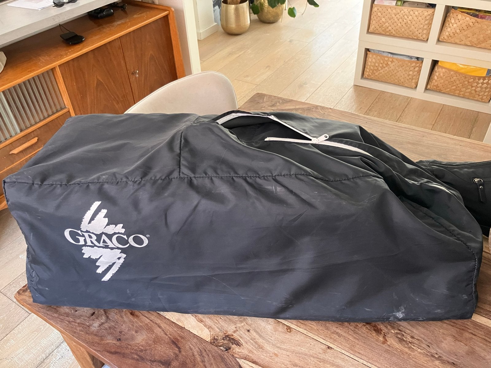 Graco campingbed - Compact en handig reisbedje, Ophalen, Gebruikt, 70 tot 85 cm, Minder dan 140 cm