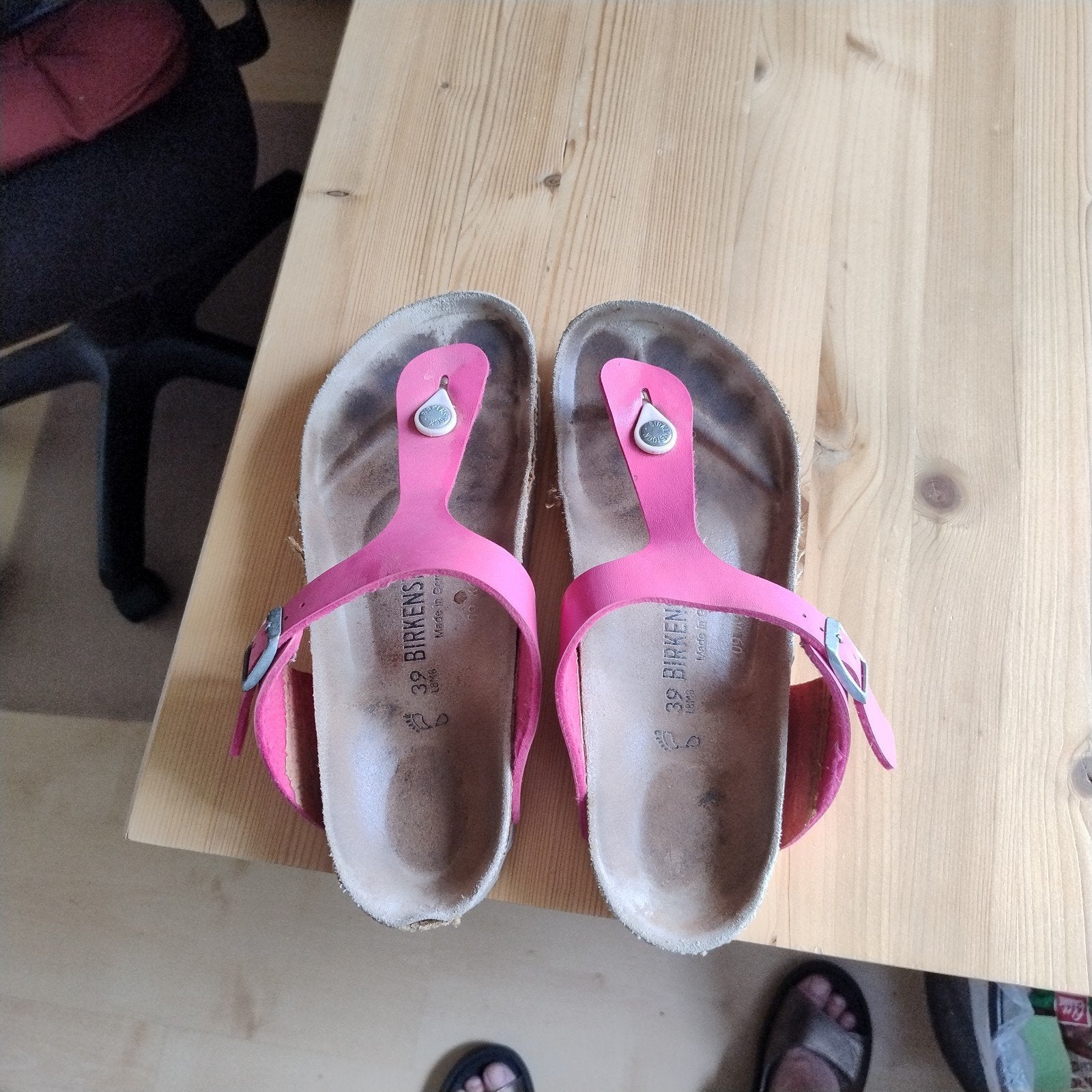 Birkenstock sandalen maat 39 - Gedragen, kunnen nog mee, Ophalen of Verzenden