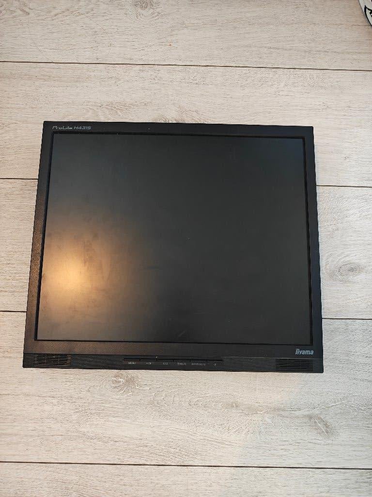 iiyama prolite h431s - square monitor 17 inch - dvi en vga, Ophalen, Gebruikt, Full HD, Overige typen