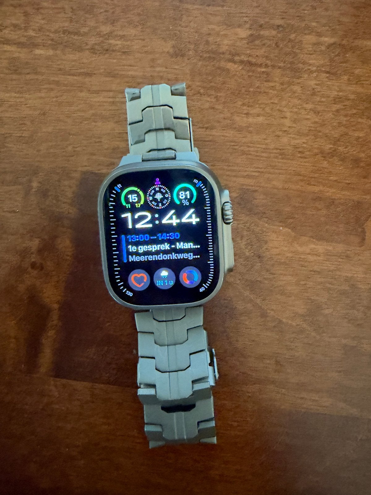 Apple Watch Ultra 1 met 91% batterijconditie, Sieraden, Tassen en Uiterlijk, Afstand, IOS, Ophalen of Verzenden, Zo goed als nieuw