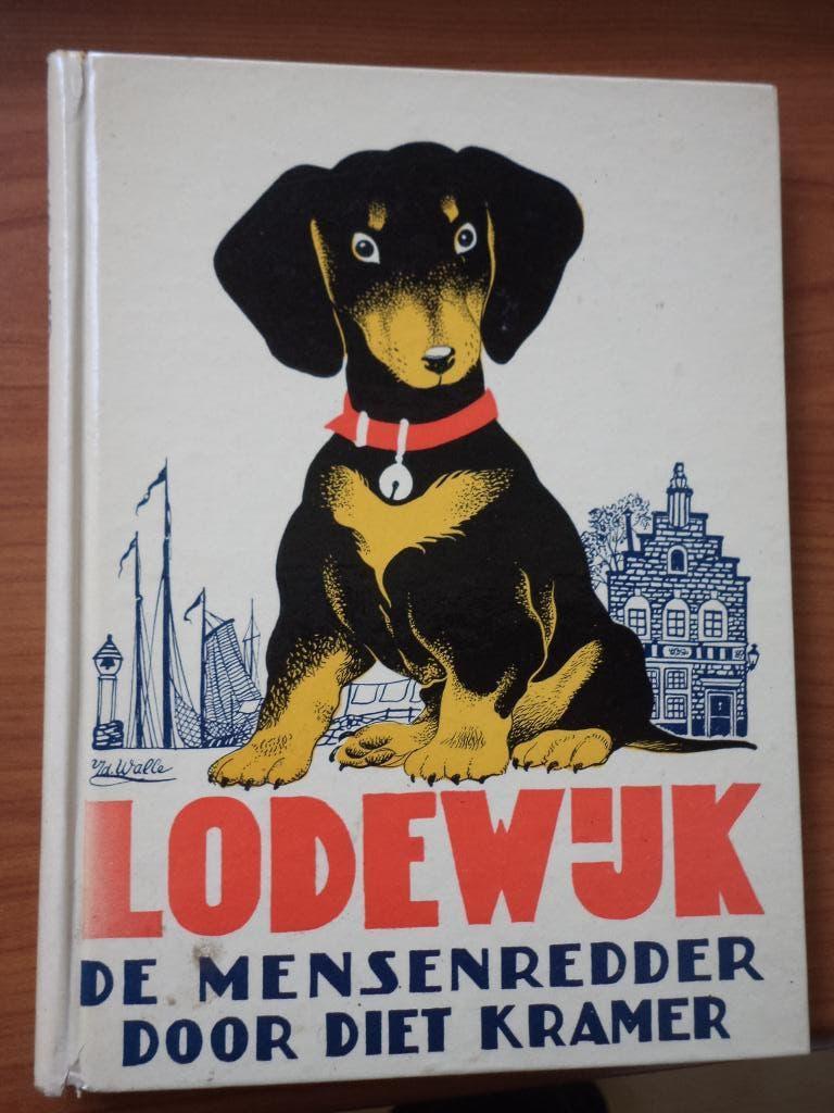 LODEWIJK de mensenredder, Diet Kramer (tekkel, teckel, hond), Ophalen of Verzenden, Gelezen, Honden