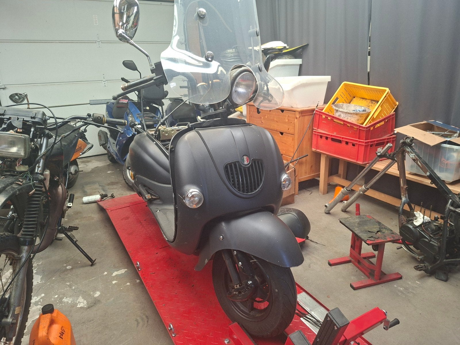 2 retro scooter projecten, Ophalen, Gebruikt, Benzine