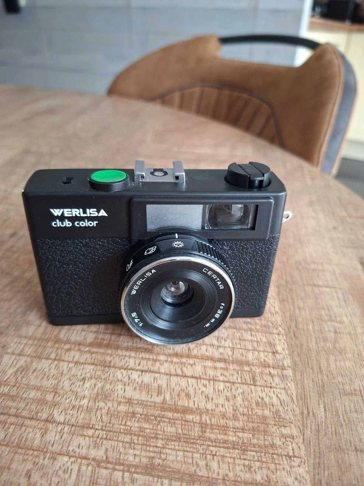 Complete Vintage Analoge Cameraset: Werlisa Club Color + Fot, Ophalen, Gebruikt, Compact, Overige Merken