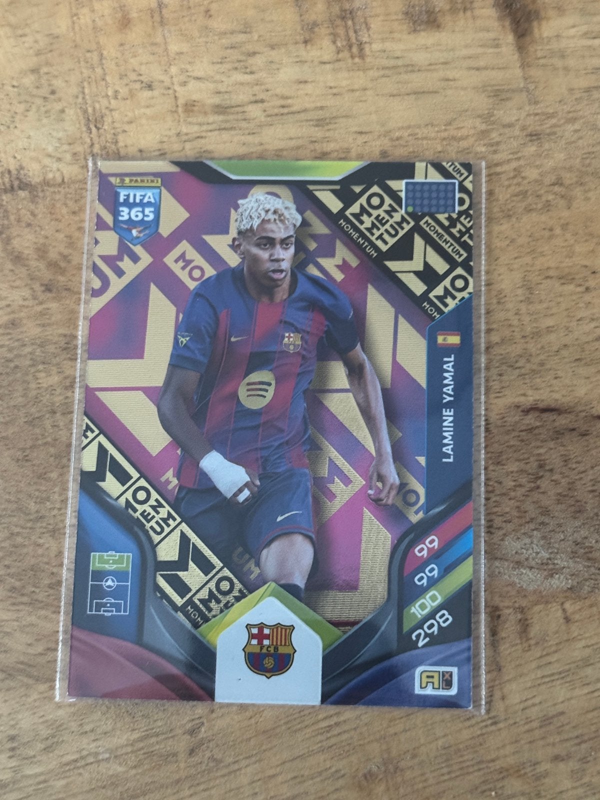 Panini FIFA 365 2026 Lamine Yamal Momentum Rare Voetbalkaart, Verzamelen, Ophalen, Zo goed als nieuw, Buitenlandse clubs, Poster, Plaatje of Sticker