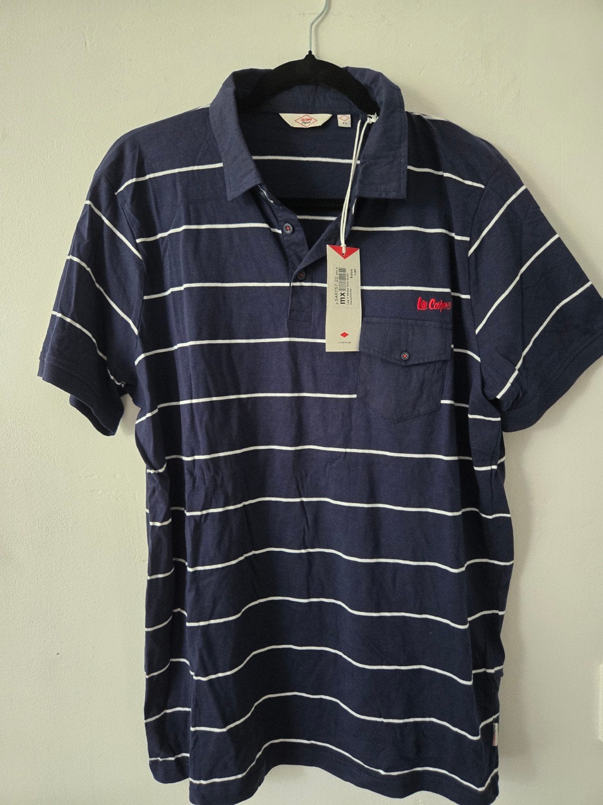 Lee Cooper Originals Polo Shirt XL - Nieuw met kaartjes, Lee Cooper Originals, Blauw, Ophalen of Verzenden, Maat 56/58 (XL)