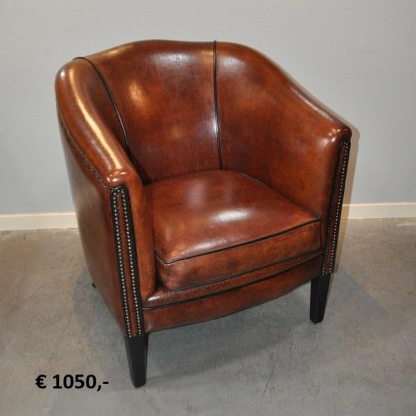 Schaapslederen meubelen te koop, Bruin, Leer, Ophalen of Verzenden, Zo goed als nieuw