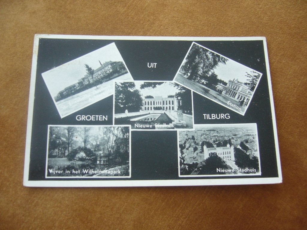 TILBURG  =  5 LUIK, Verzamelen, Ophalen of Verzenden, 1940 tot 1960, Gelopen, Noord-Brabant