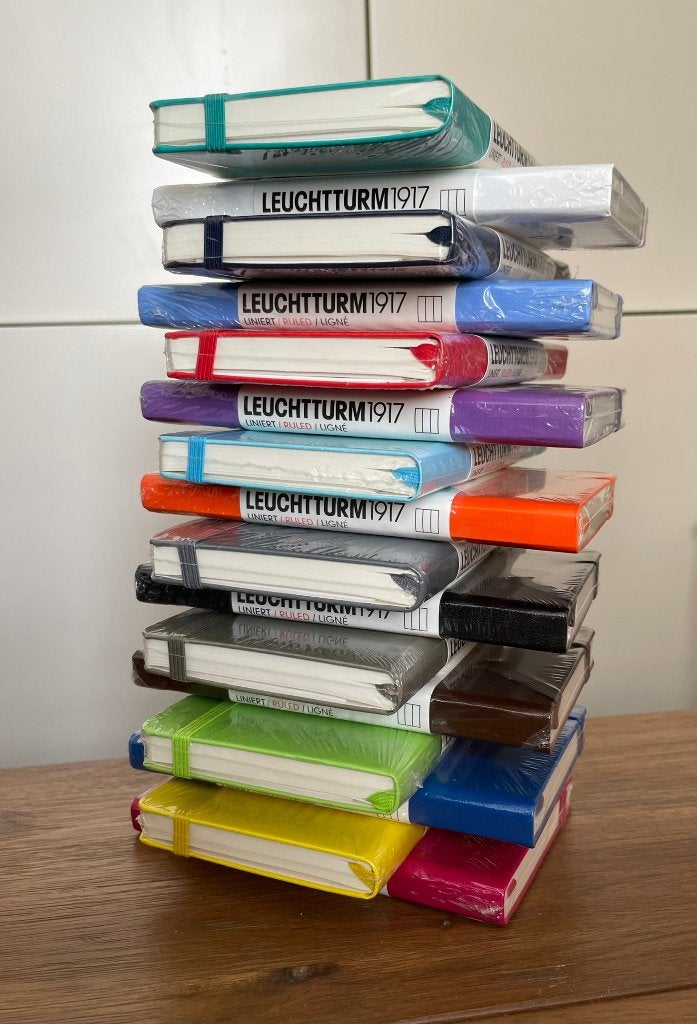 Leuchtturm1917 notitieboeken A6, A5. Blanco & lijntjes NIEUW, Diversen, Notitieboeken, Verzenden, Nieuw, A6