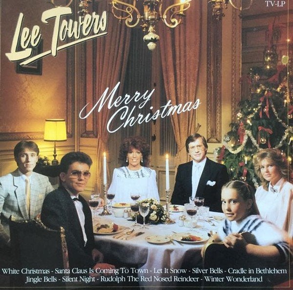 Kerstmis L.P. (1985) Lee Towers - Merry Christmas, LP, Gebruikt, Pop, Ophalen of Verzenden