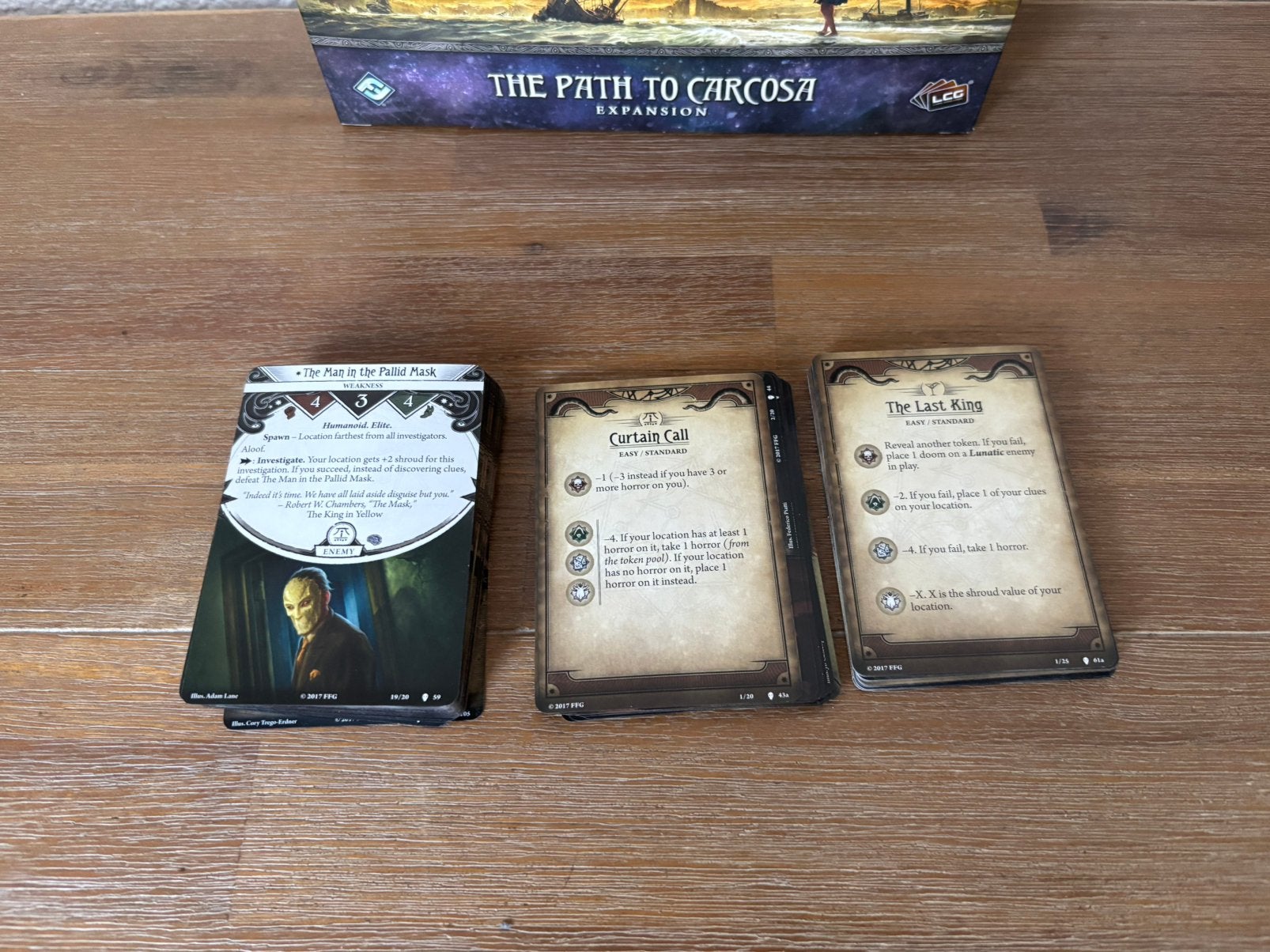 Arkham Horror lcg Path to Carcosa: zonder player cards, Ophalen of Verzenden, Nieuw
