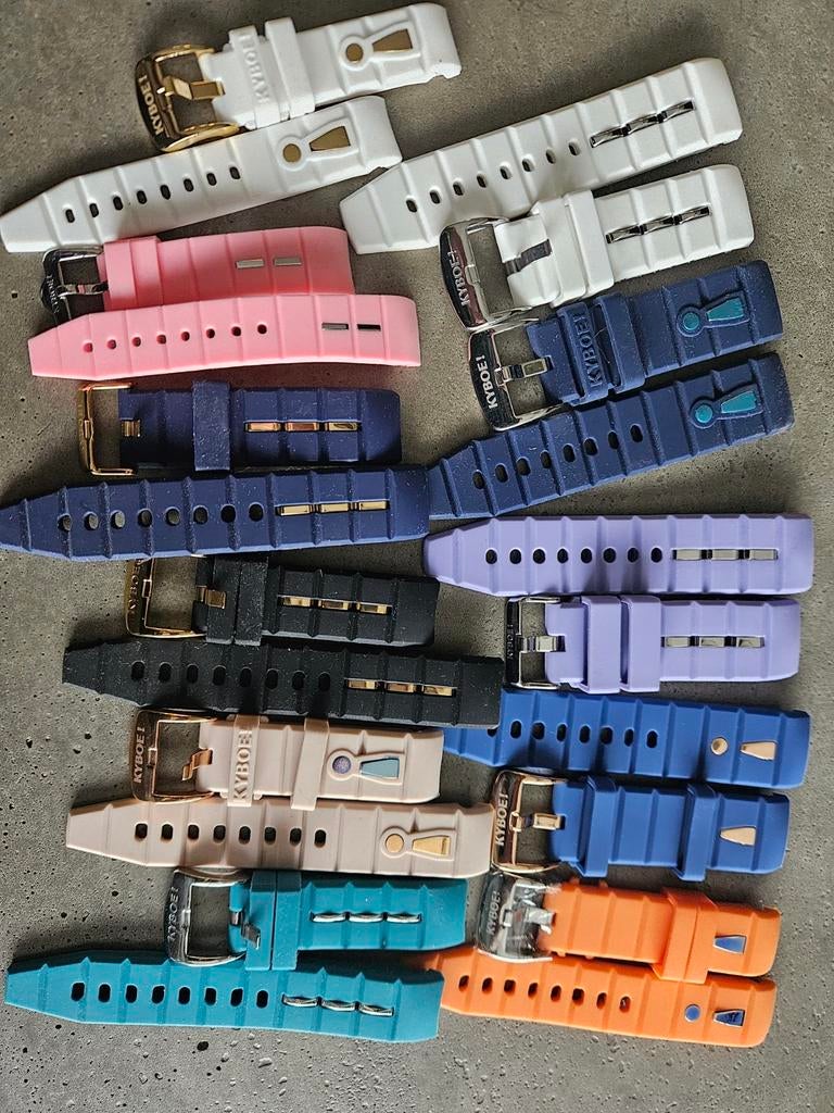 Kyboe horloge banden 40mm 48mm en 55mm, Verzenden, Nieuw