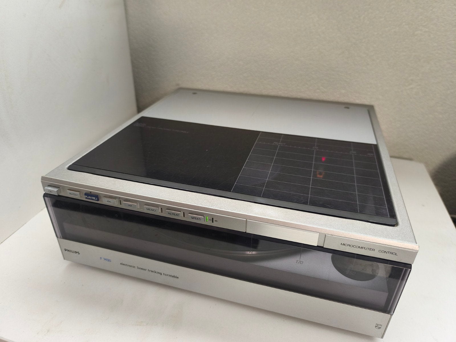 Philips F 7430 Volautomatische Frontlader Platenspeler, Philips, Gebruikt, Automatisch, Ophalen of Verzenden