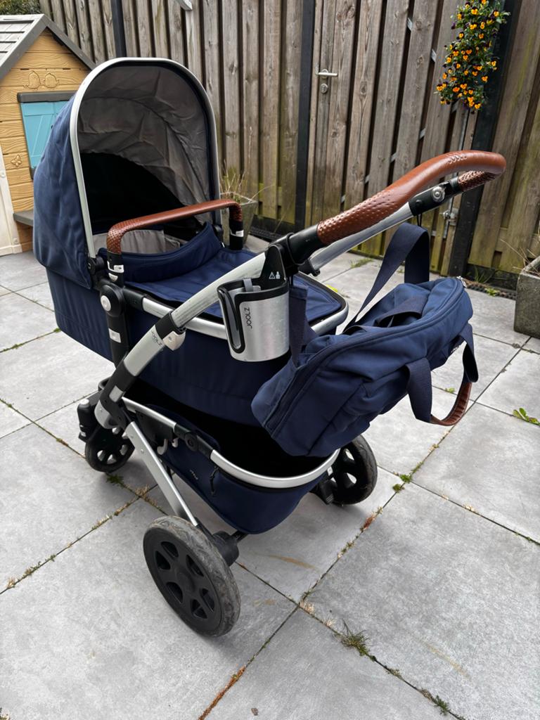 Complete Joolz Geo 2 kinderwagen met veel accessoires, Gebruikt, Combiwagen, Met reiswieg, Ophalen